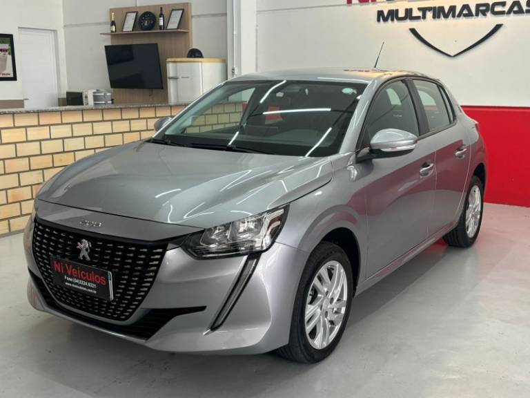 PEUGEOT - 208 - 2022/2023 - Prata - R$ 76.900,00